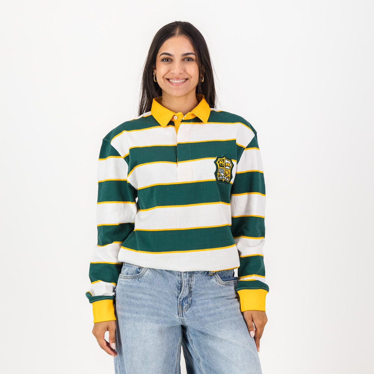 Schools Jan Celliers School YD LS Rugby Jersey - White - Old School