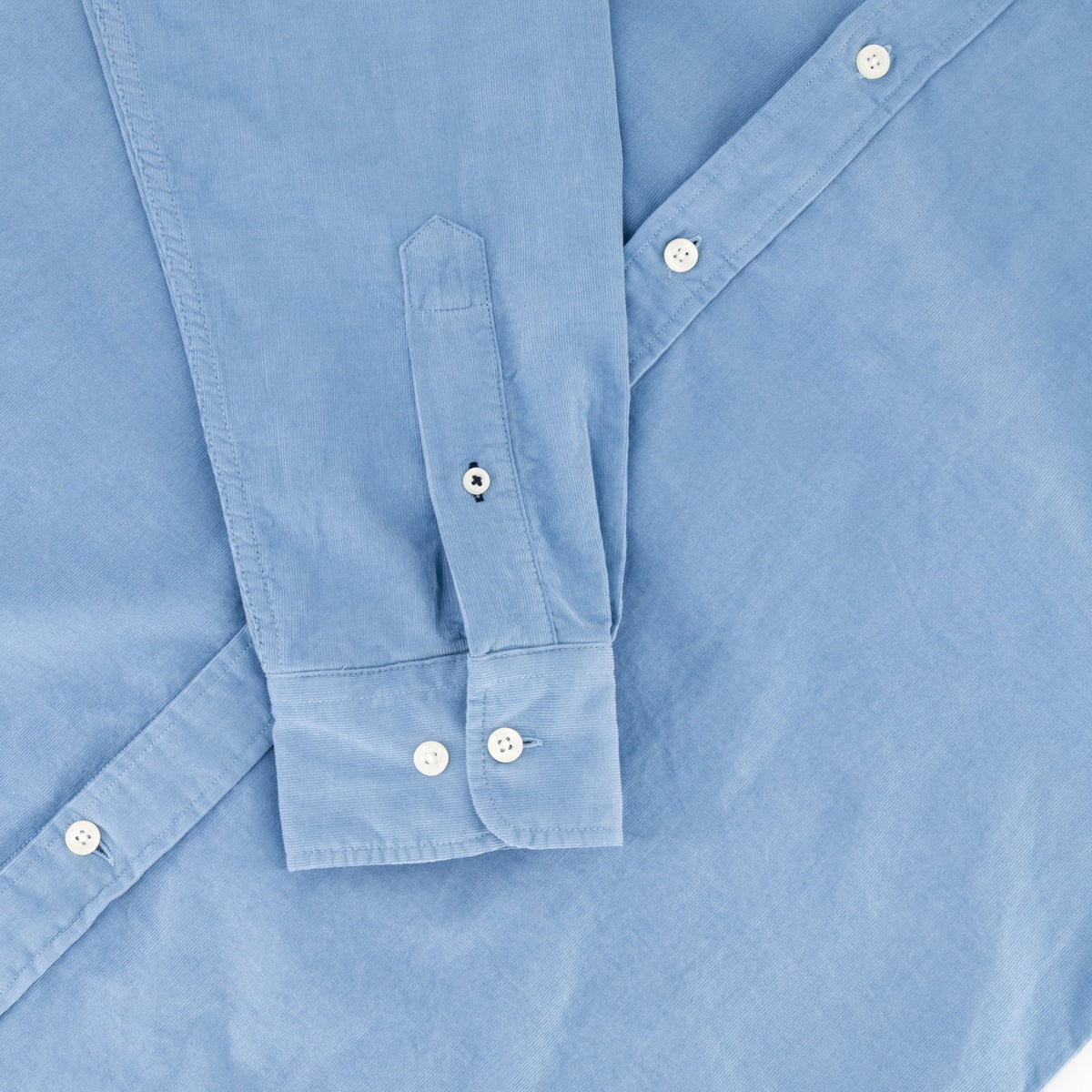 Springboks Fine Corduroy Shirt - Faded Denim - Old School