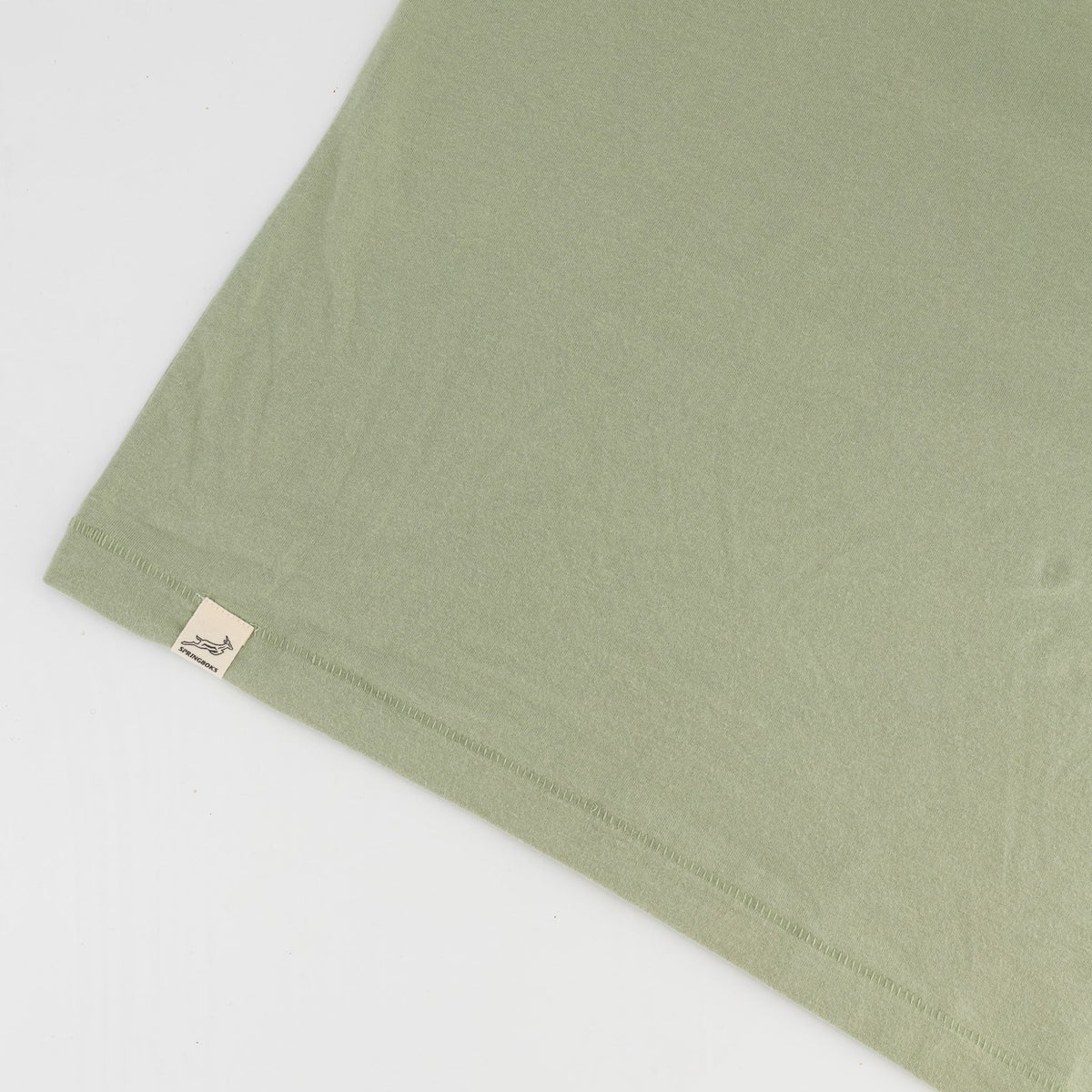 Springboks SML Bok HS Regular Crew Tee - Desert Sage - Old School