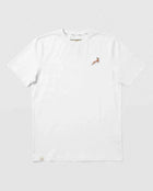 Springboks SML EMB Bok Regular Crew Tee-White