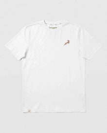 Springboks SML EMB Bok Regular Crew Tee-White