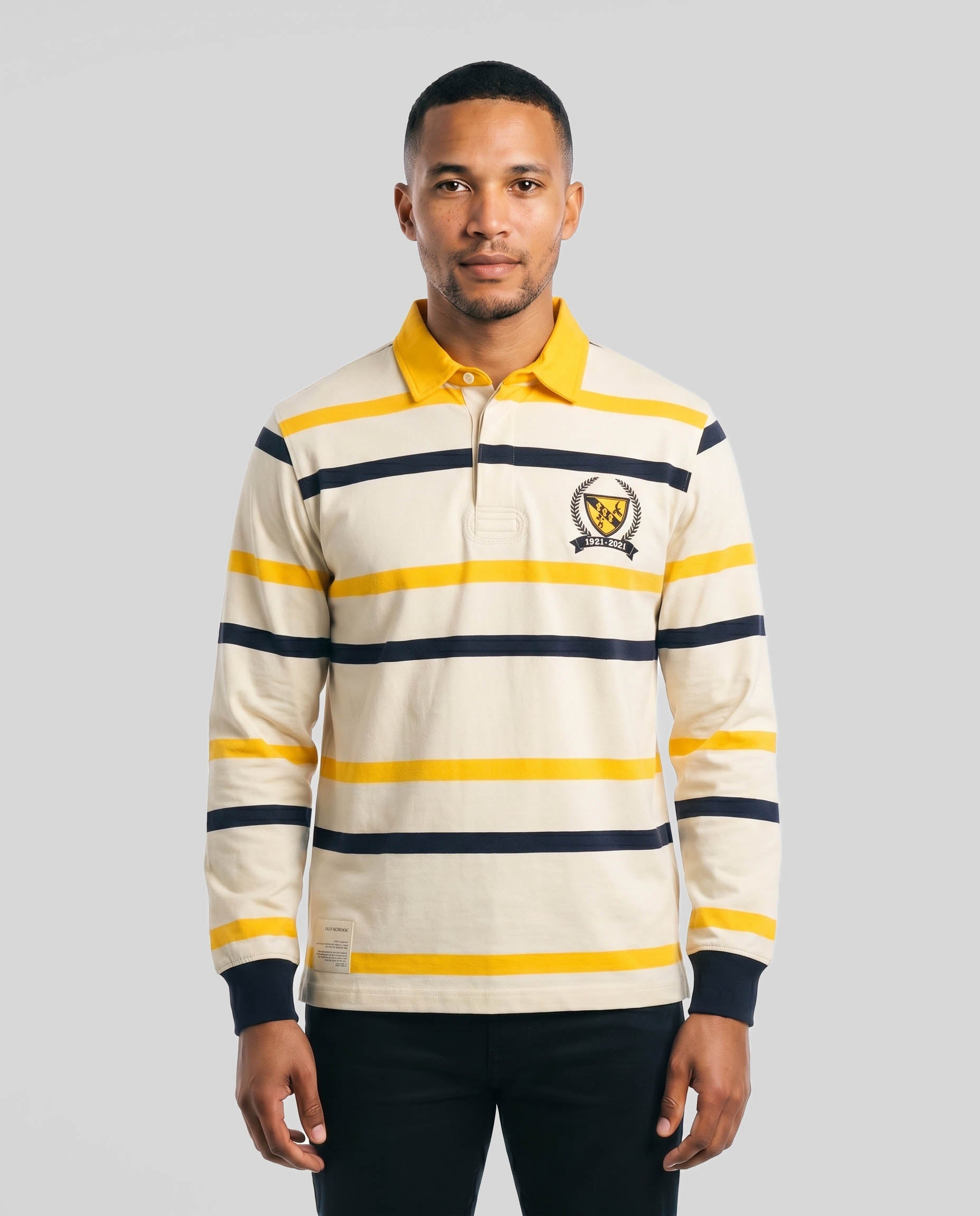 Schools Hoërskool Standerton  Long Sleeve Rugby Jersey Yarn Dye Mixed