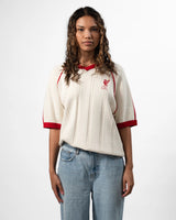 Liverpool Knit SS Polo Ecru