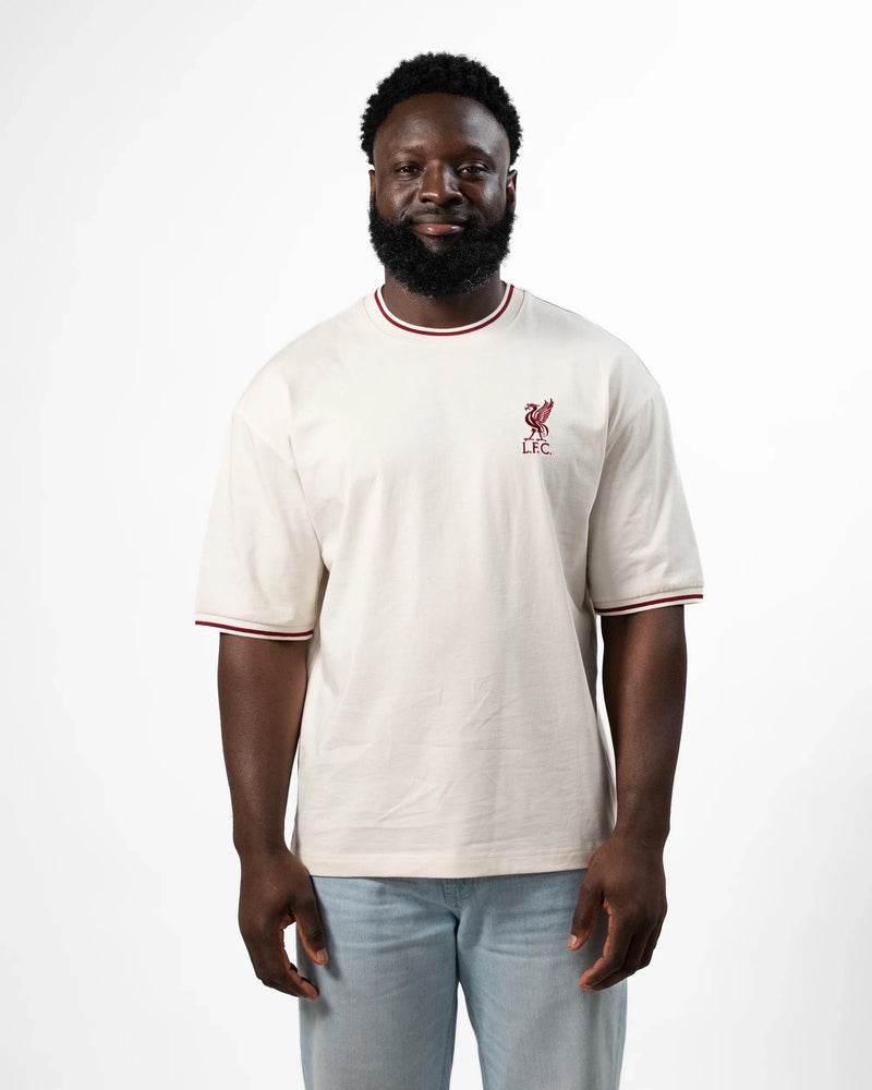 Liverpool Relaxed Crew Tee Ecru