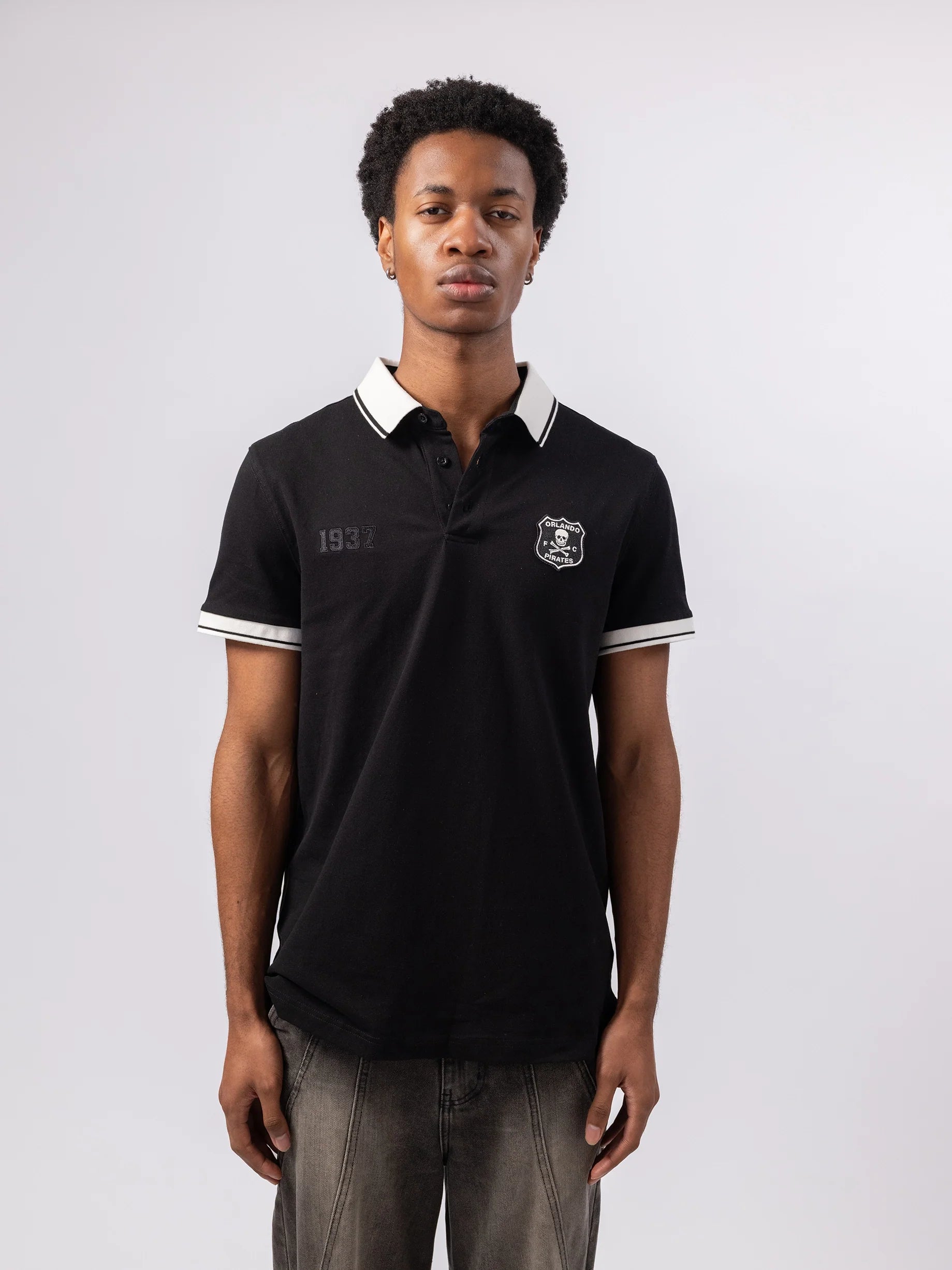 Orlando Pirates 1937 Styled Up SS Polo Black