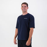 Old School Leisure Classic Boxy T-Shirt Plain Navy