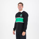 Pearson High School Tops LS Rugby Jersey Cut & Sew Em Black