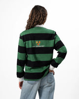 Schools Hoerskool Piet Retief Long Sleeve Rugby Jersey 8x8 YD Stripe Green&Black