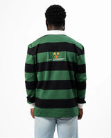 Schools Hoerskool Piet Retief Long Sleeve Rugby Jersey 8x8 YD Stripe Green&Black