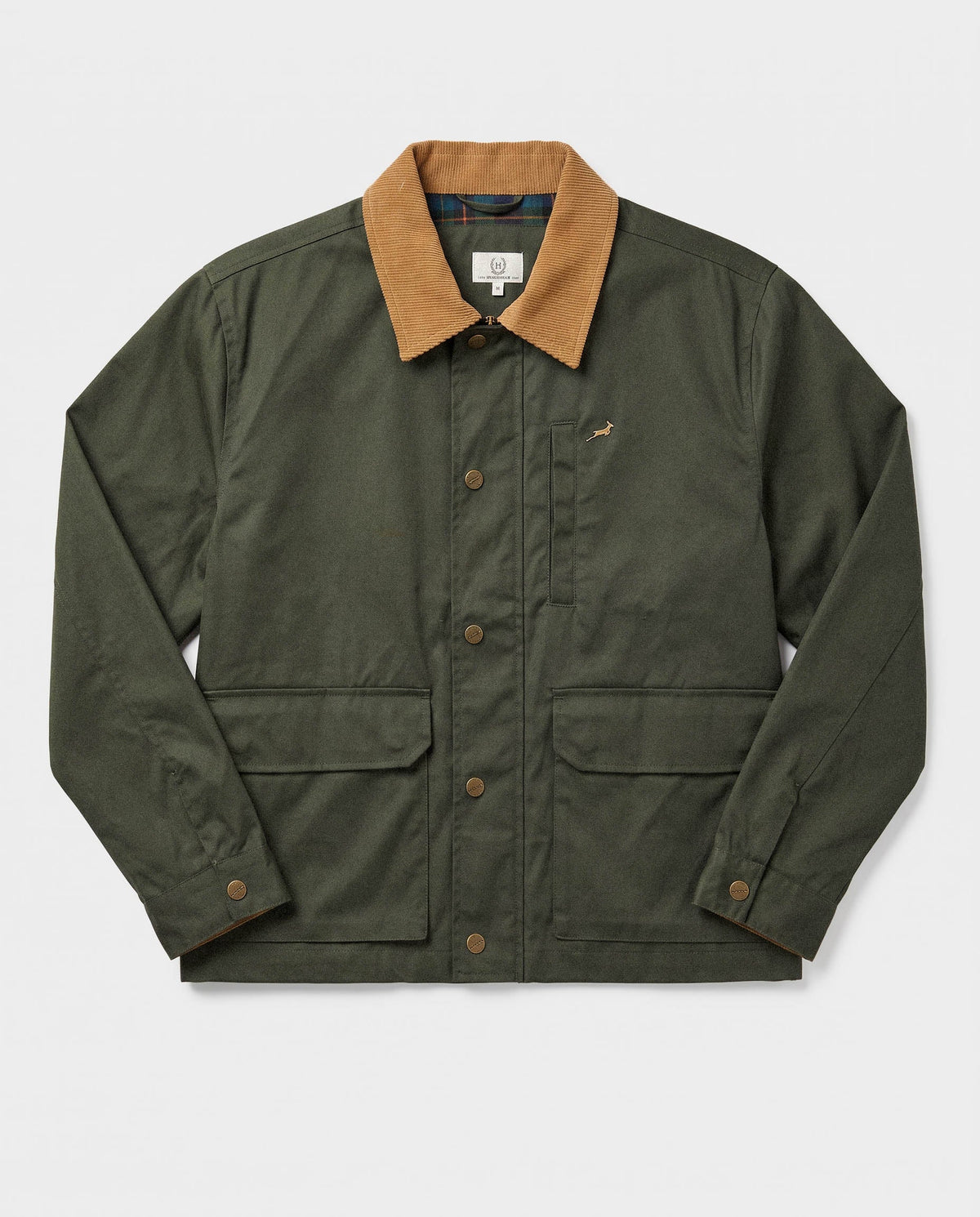 Springboks Field Shacket-Military Olive