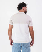 Springboks Colour Block Zip Knit SS Polo