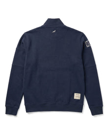 Springboks Quarter Zip Sweatshirt Navy