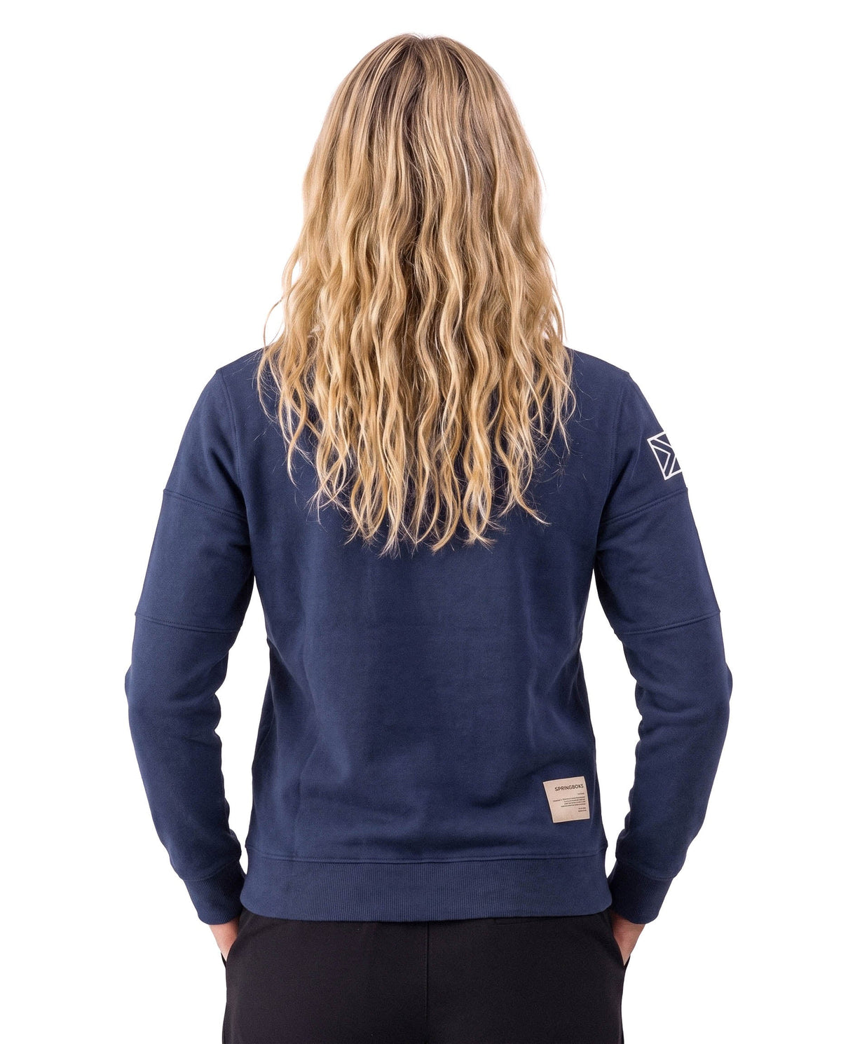 Springboks Quarter Zip Sweatshirt Navy