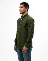 Springboks Fine Corduroy Shirt Rifle Green