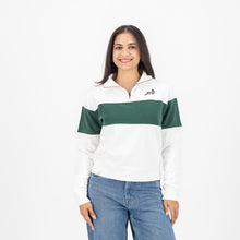 Springboks Ladies Hoop Quarter Zip Sweat - Cloud Dancer