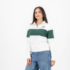Springboks Ladies Hoop Quarter Zip Sweat - Cloud Dancer