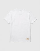 Springboks SML EMB Bok Regular Crew Tee-White