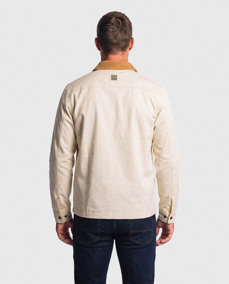 Springboks Field Shacket-Cloud Cream