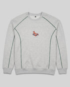 Springboks 95 Piped Crew Sweat Grey Melange