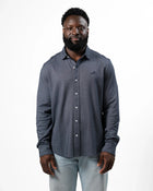 Springboks Jacquard LS Shirt Navy