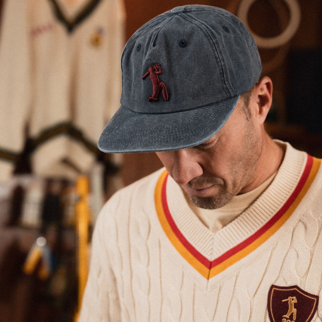 AB de Villiers 360 Small Logo Traditional Cap Plain Navy - Old School