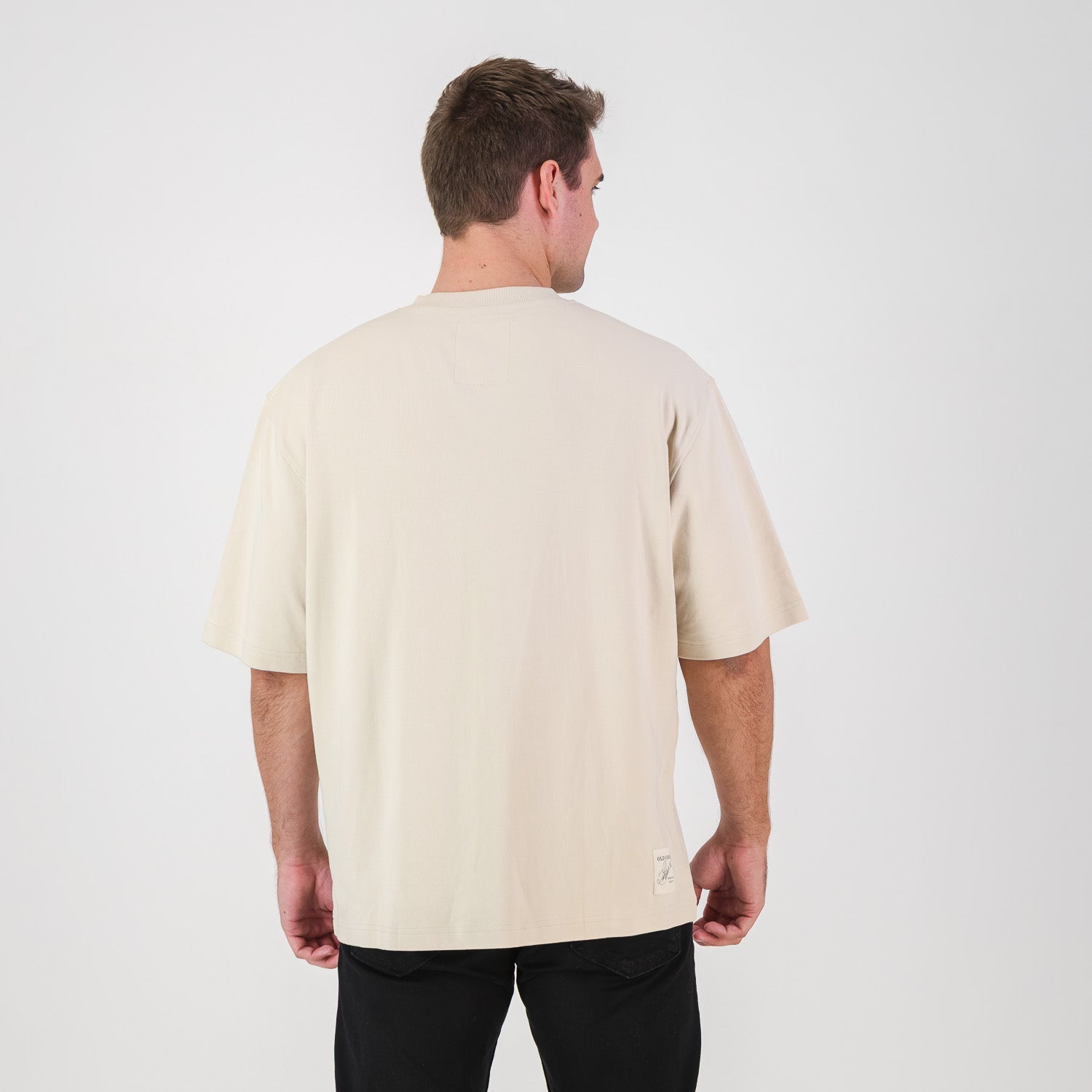 Bafana Bafana Boxy Crew Tee - Ivory - Old School
