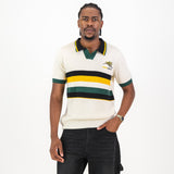 Bafana Bafana YD Stripe SS Knitwear Polo - Ivory - Old School