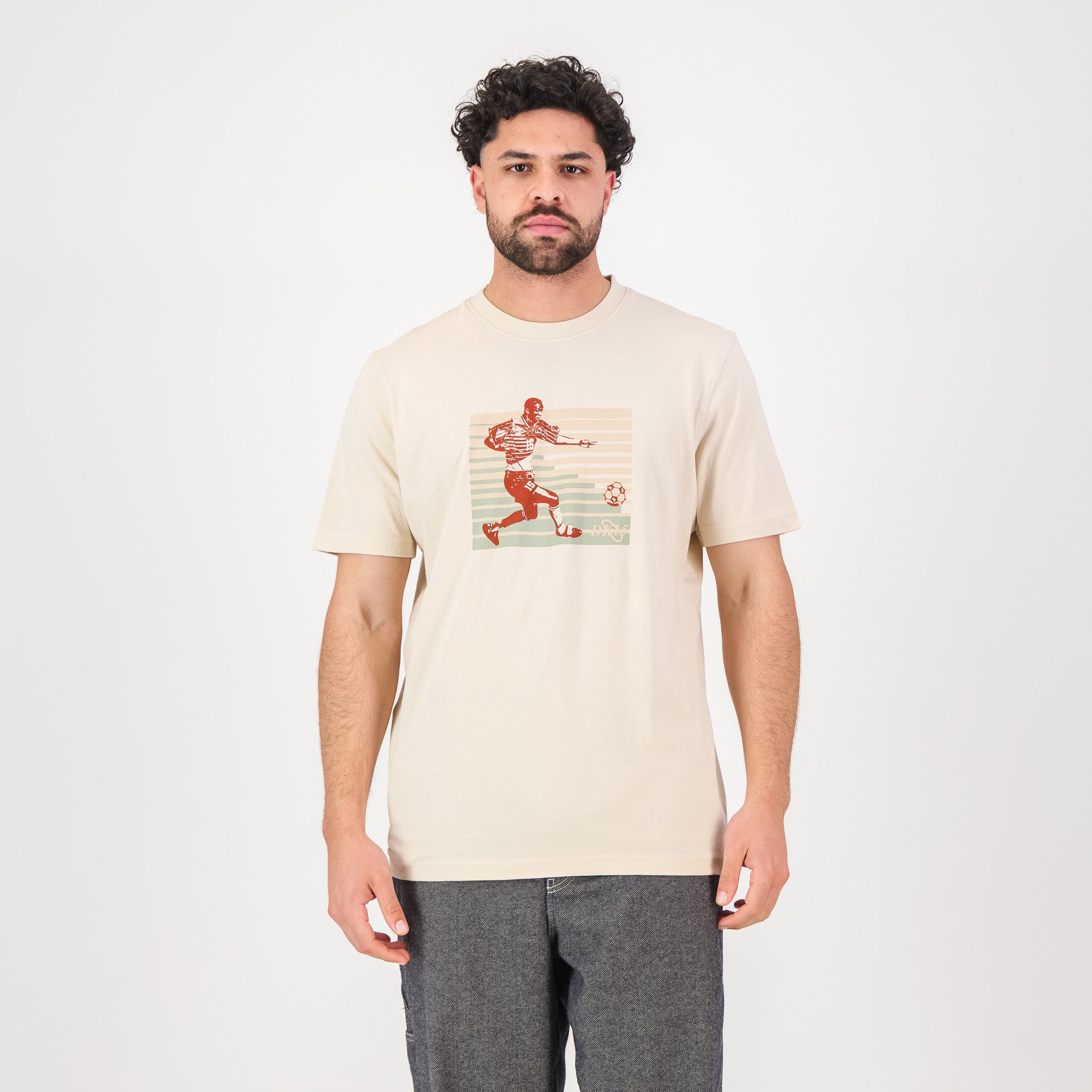 Doctor Khumalo 15 Regular Crew Tee - Ivory - Old School