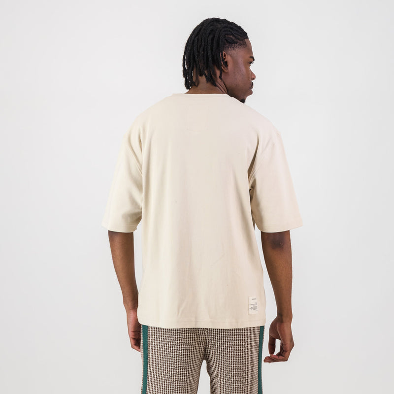 Doctor Khumalo Boxy Crew Tee - Ivory - Old School
