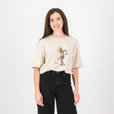 Doctor Khumalo Boxy Crew Tee - Ivory - Old School