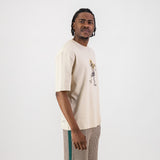 Doctor Khumalo Boxy Crew Tee - Ivory - Old School