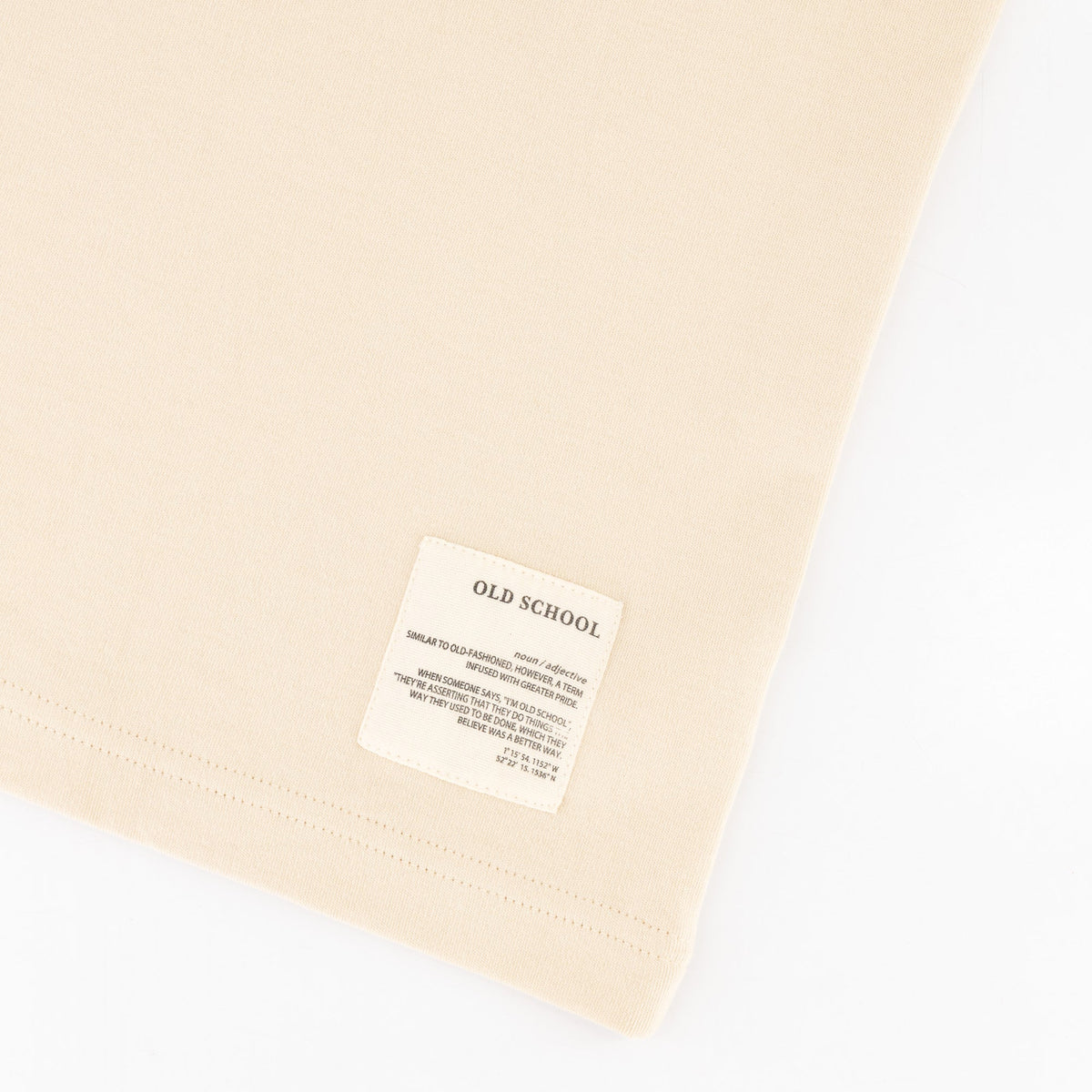Doctor Khumalo Boxy Crew Tee - Ivory - Old School