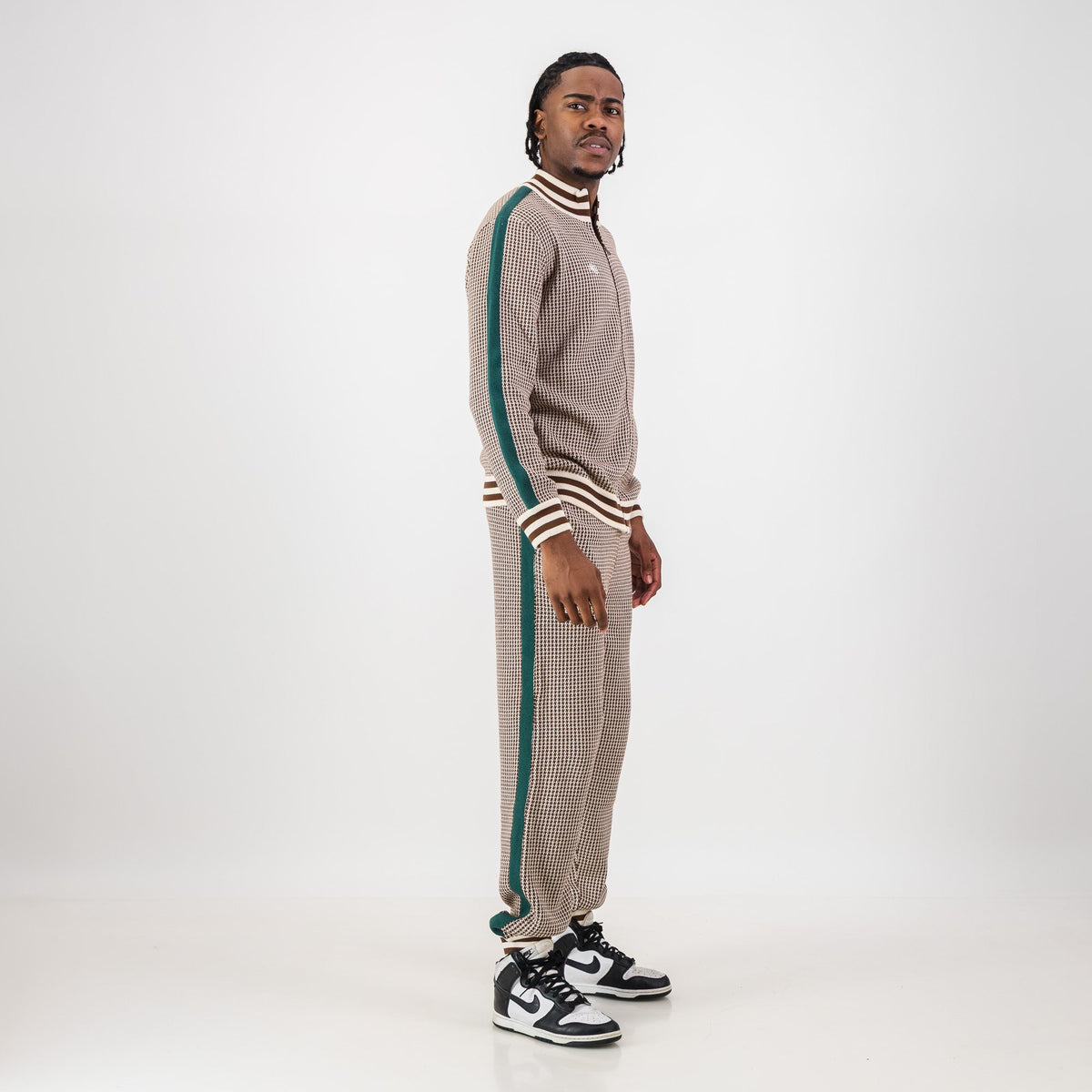 Doctor Khumalo Knitted Track Pants - Ivory - Old School