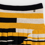 Doctor Khumalo Pleated Knit Mini Skirt - Ivory - Old School