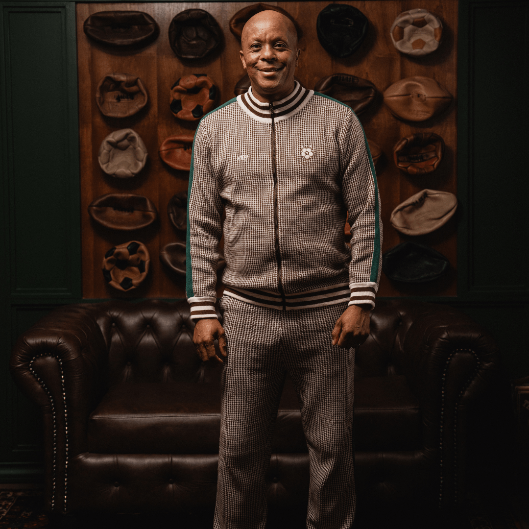 Doctor Khumalo Zip Through Knit Jersey - Ivory - Old School