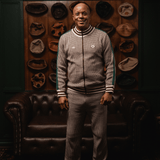 Doctor Khumalo Zip Through Knit Jersey - Ivory - Old School