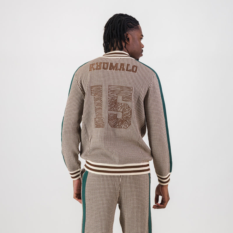 Doctor Khumalo Zip Through Knit Jersey - Ivory - Old School