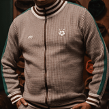 Doctor Khumalo Zip Through Knit Jersey - Ivory - Old School