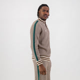 Doctor Khumalo Zip Through Knit Jersey - Ivory - Old School
