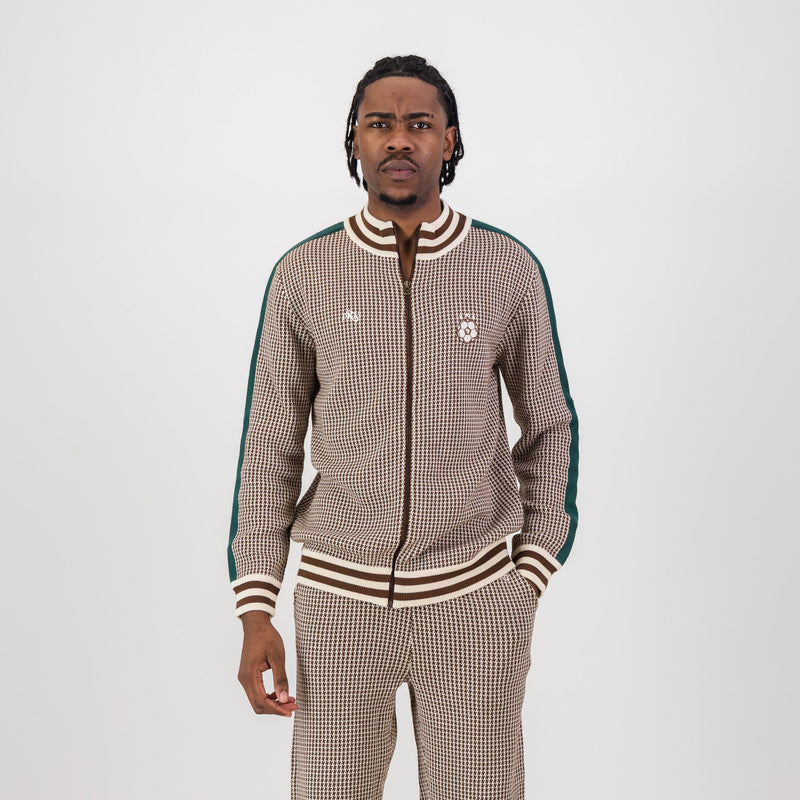 Doctor Khumalo Zip Through Knit Jersey - Ivory - Old School