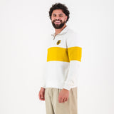 Kaizer Chiefs Hoop Quarter Zip Sweat - Cloud Dancer - Old School