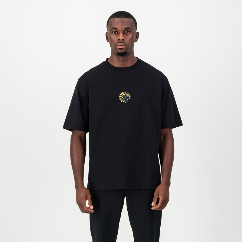 Kaizer Chiefs Pop Art Badge Boxy Tee - Black - Old School