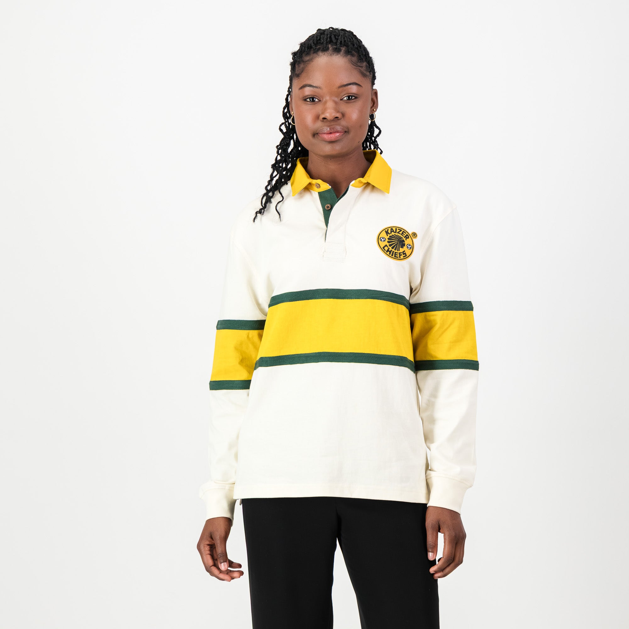 Kaizer Chiefs Ulitimate Jersey - Ivory - Old School