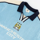 Manchester City Retro LS Knit Jersey - Sky Blue - Old School