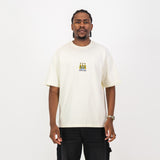 Manchester City Vintage Crest Boxy Tee - Cloud Dancer - Old School