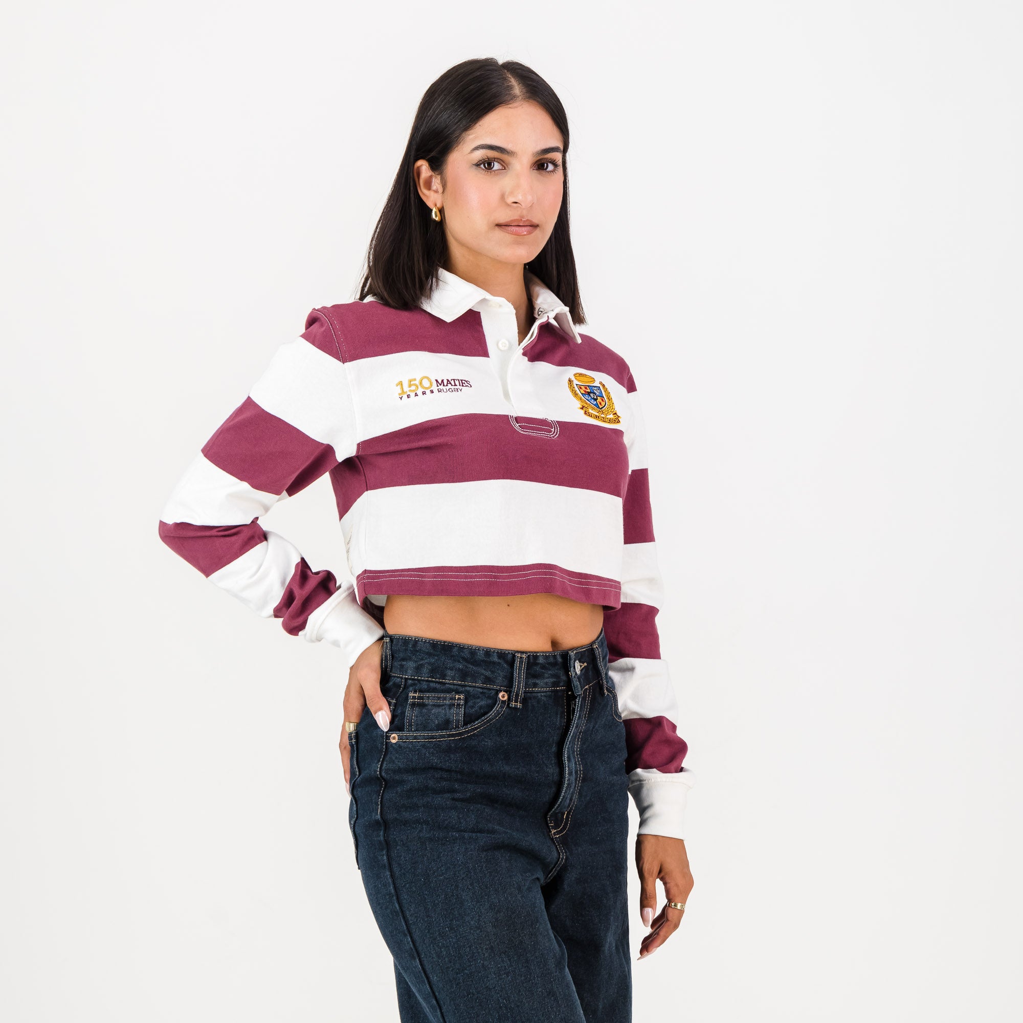 Maties Crop Stripes Jersey - Old School