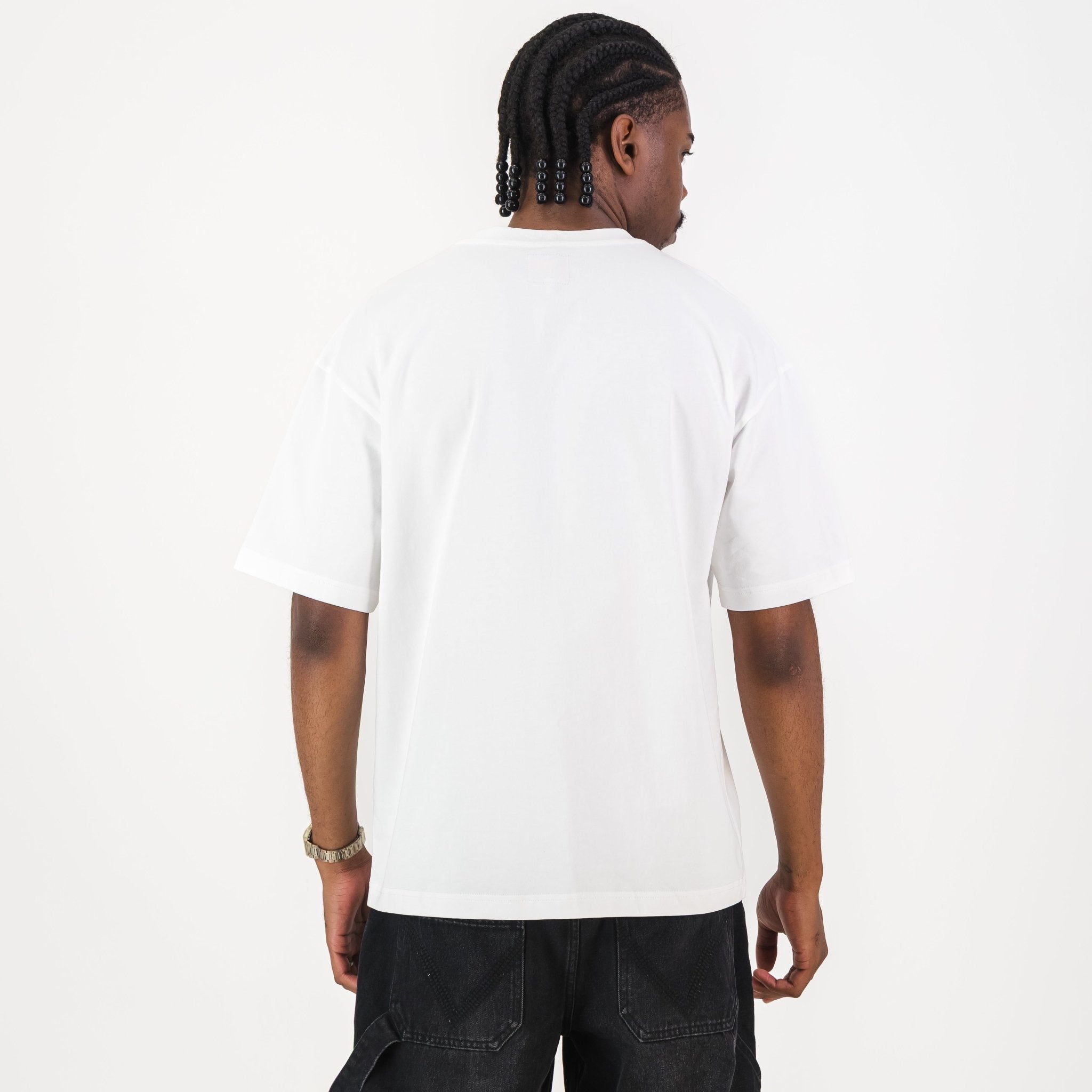 NBA Boston Celtics Boxy Tee - White - Old School