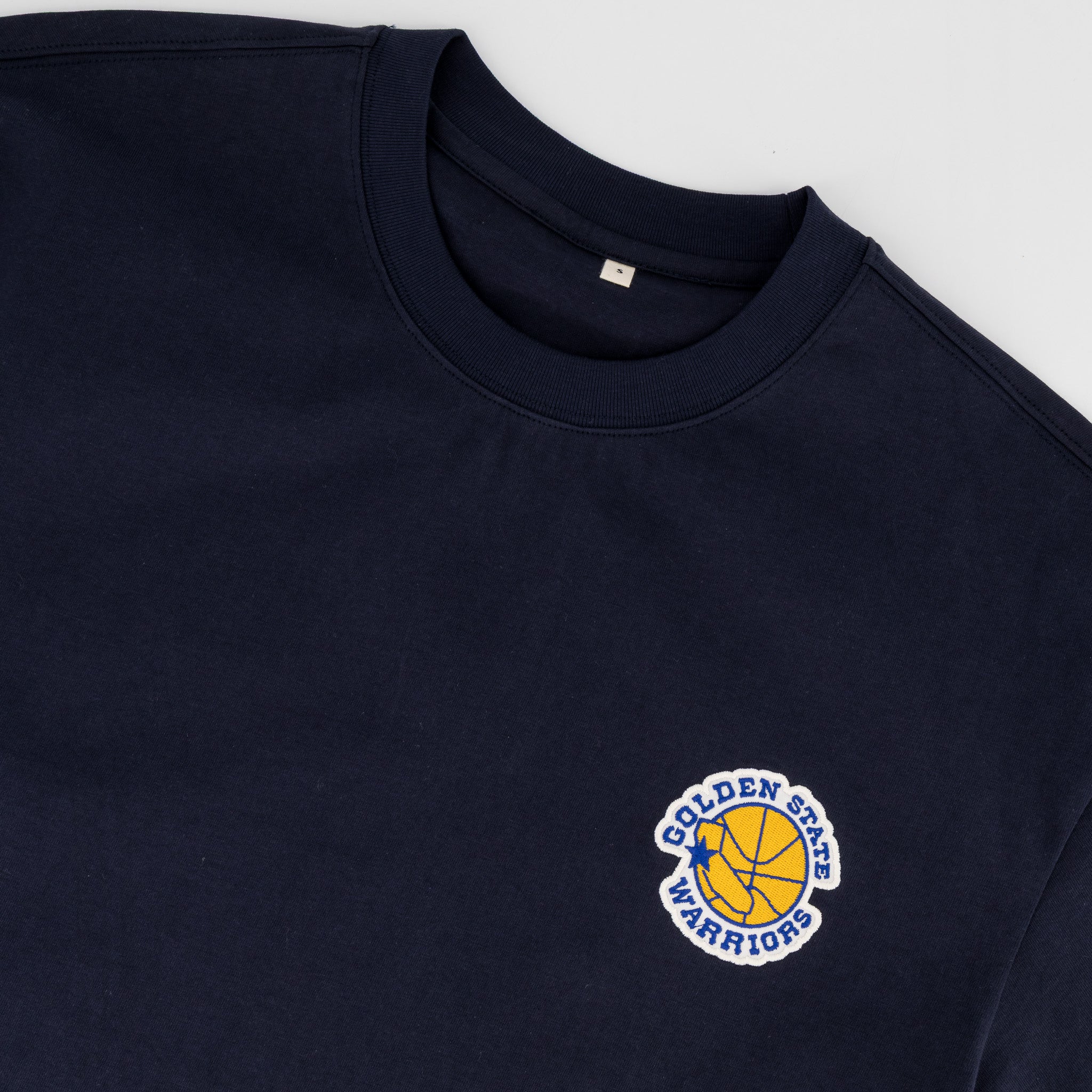 NBA Golden State Warriors Boxy Tee - Navy - Old School
