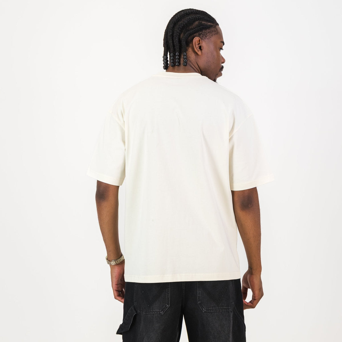 NBA LA Lakers Boxy Tee - Ivory - Old School