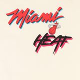 NBA Miami Heat Boxy Tee - Ivory - Old School